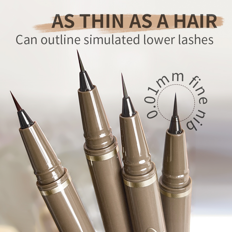 Waterproof Liquid Eyeliner Pen - Smooth Very Fine Eyeliner Pen Longacting