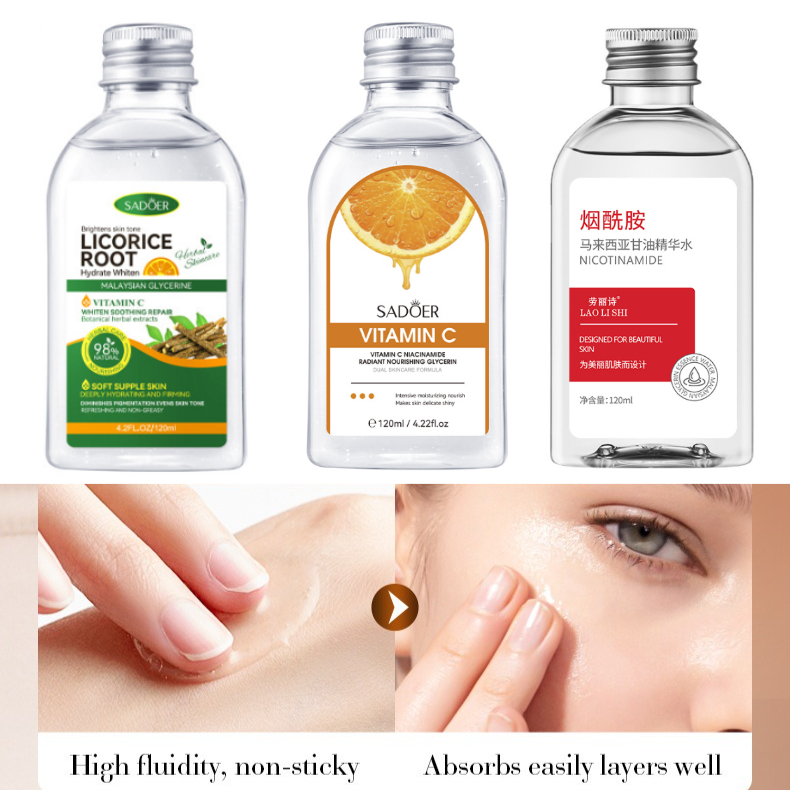 Niacinamide Pore Shrinking Essence - VC Niacinamide Whitening Nourishing Glycerin Licorice