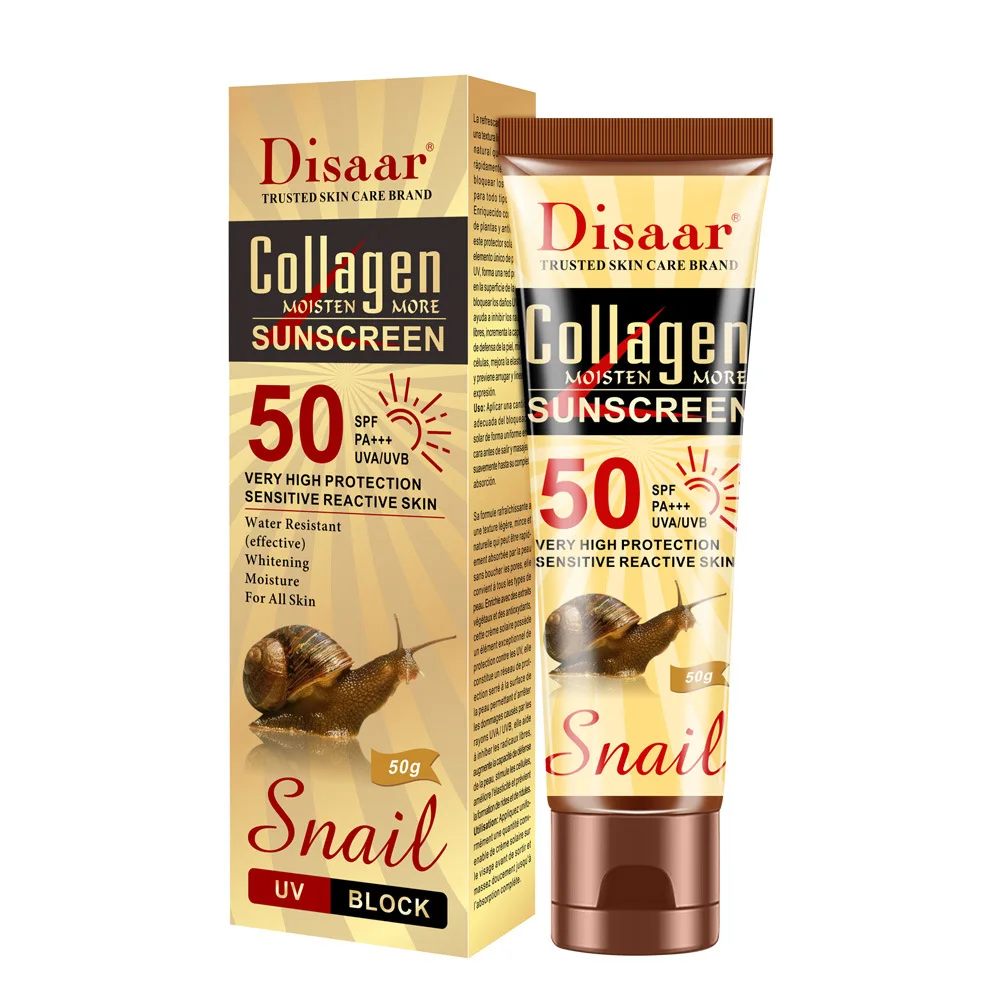 Spf 50 Waterproof Sunscreen - Disaar Bone Collagen Sunscreen SPF50 Waterproof