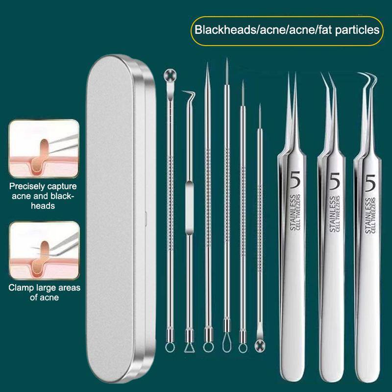 Skincare - 7/8Pcs Blackhead Remover Kit Professional Blackhead
