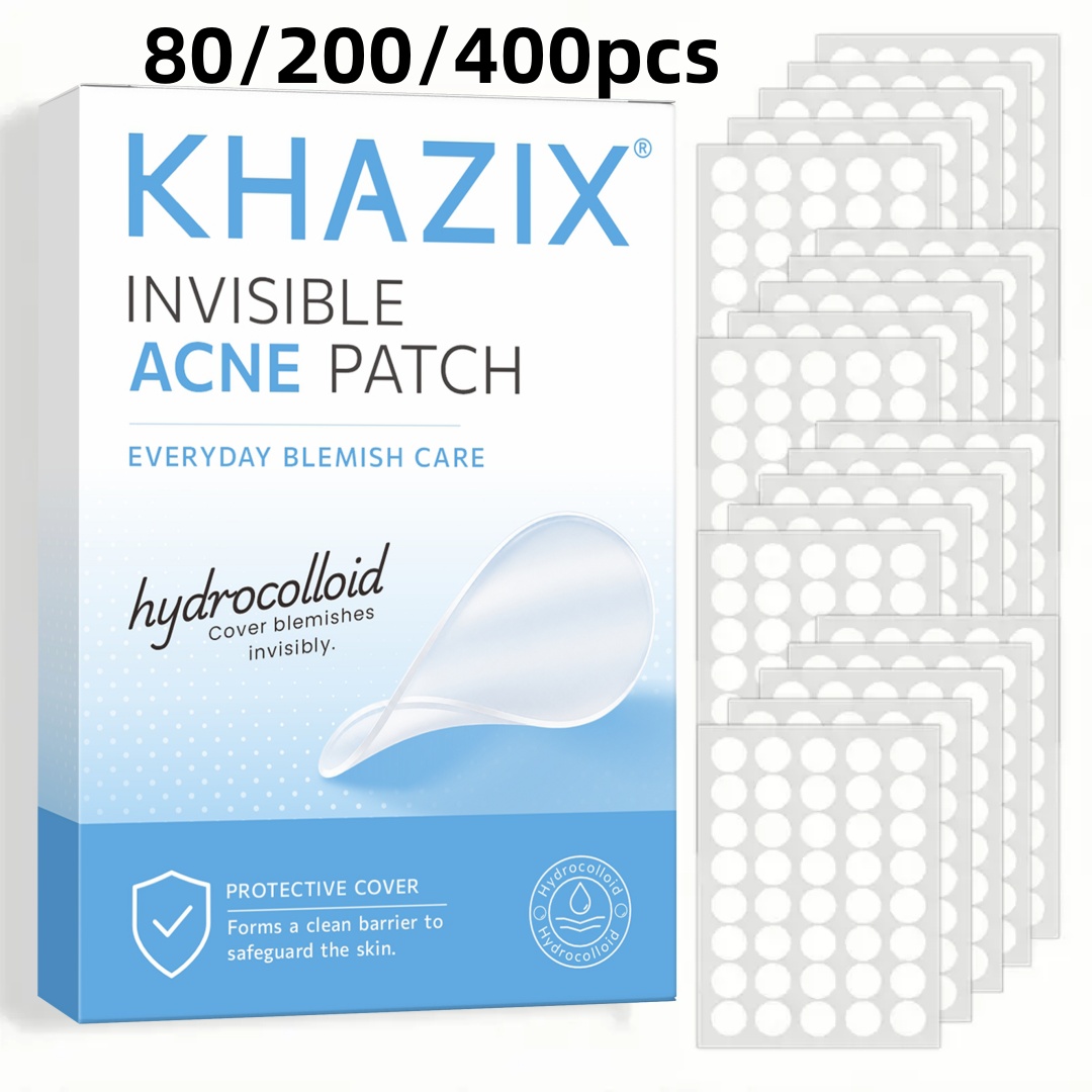 Hydrocolloid Pimple Patch - 80/200/400pcs Hydrocolloid Acne Pimple Patch, Hydrocolloid