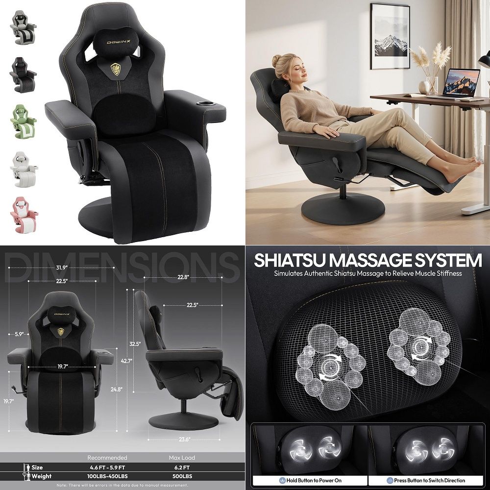 Massage - M6 Gaming Chair with Climate Control