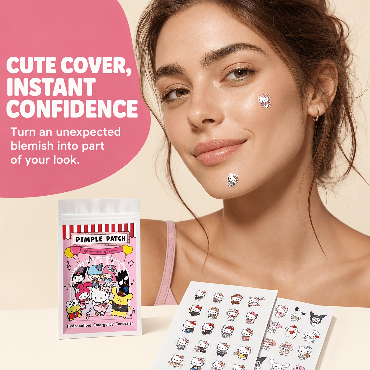 40/120PCS Hello Kitty acne pat - огляд і ціна Skincare
