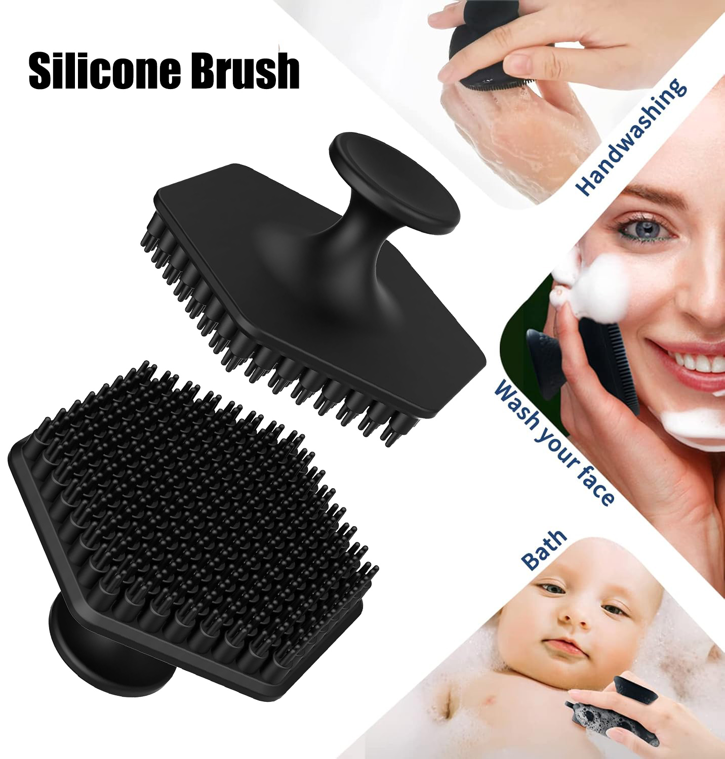 Silicone Face Scrubber for Men - огляд і ціна Silicone Face Scrubber Electric