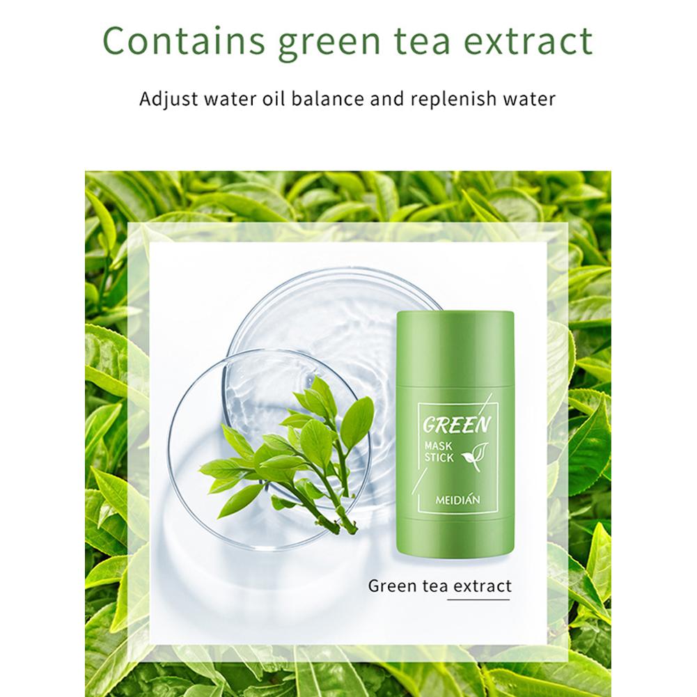 Solid Green Tea Facial Mask St - огляд і ціна Green Tea Cleansing Clay Mask