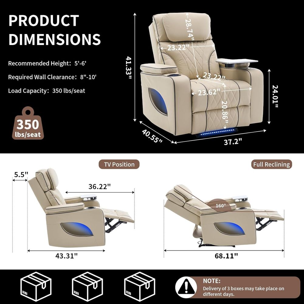 Luxury Recliner with Heating,  - огляд і ціна Massage