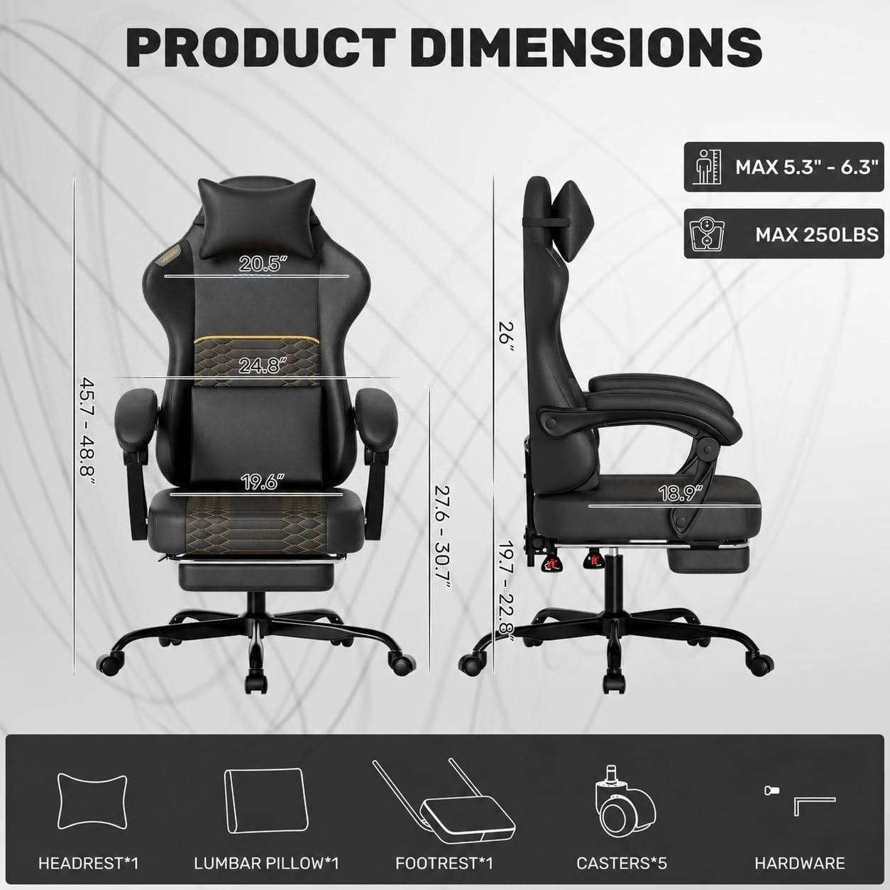 Gaming Chair PU Leather High B - огляд і ціна Massage
