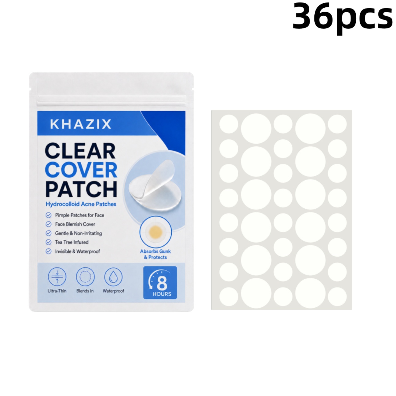 36pcs Transparent Pimple Patch - огляд і ціна Hydrocolloid Pimple Patch