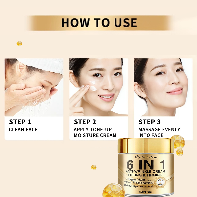 6-In-1 Anti-Wrinkle Cream. Lif - огляд і ціна Retinol Anti Wrinkle Cream