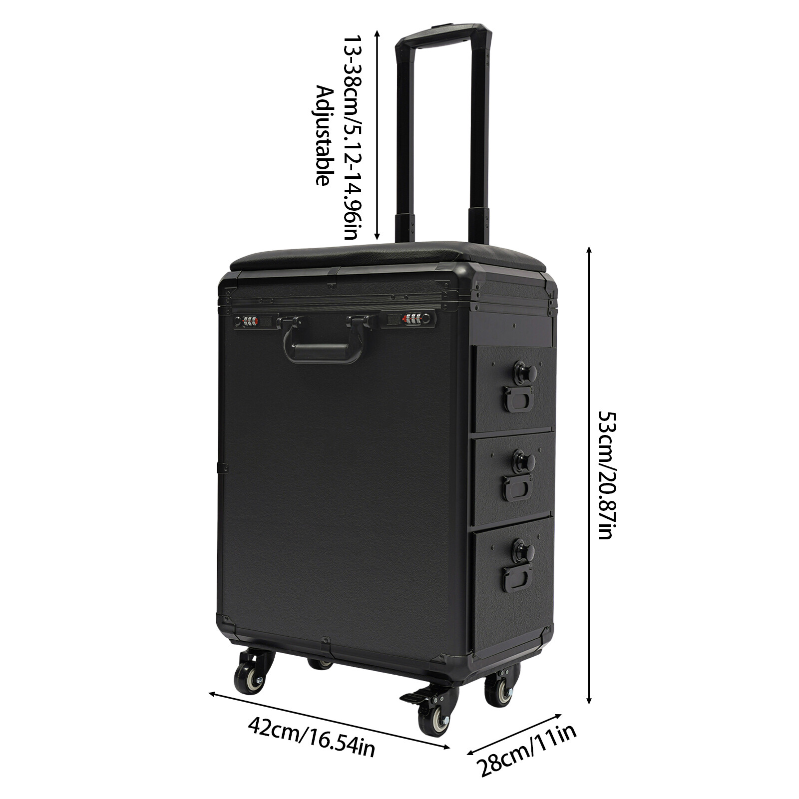Rolling Makeup Case with Combi - огляд і ціна Makeup