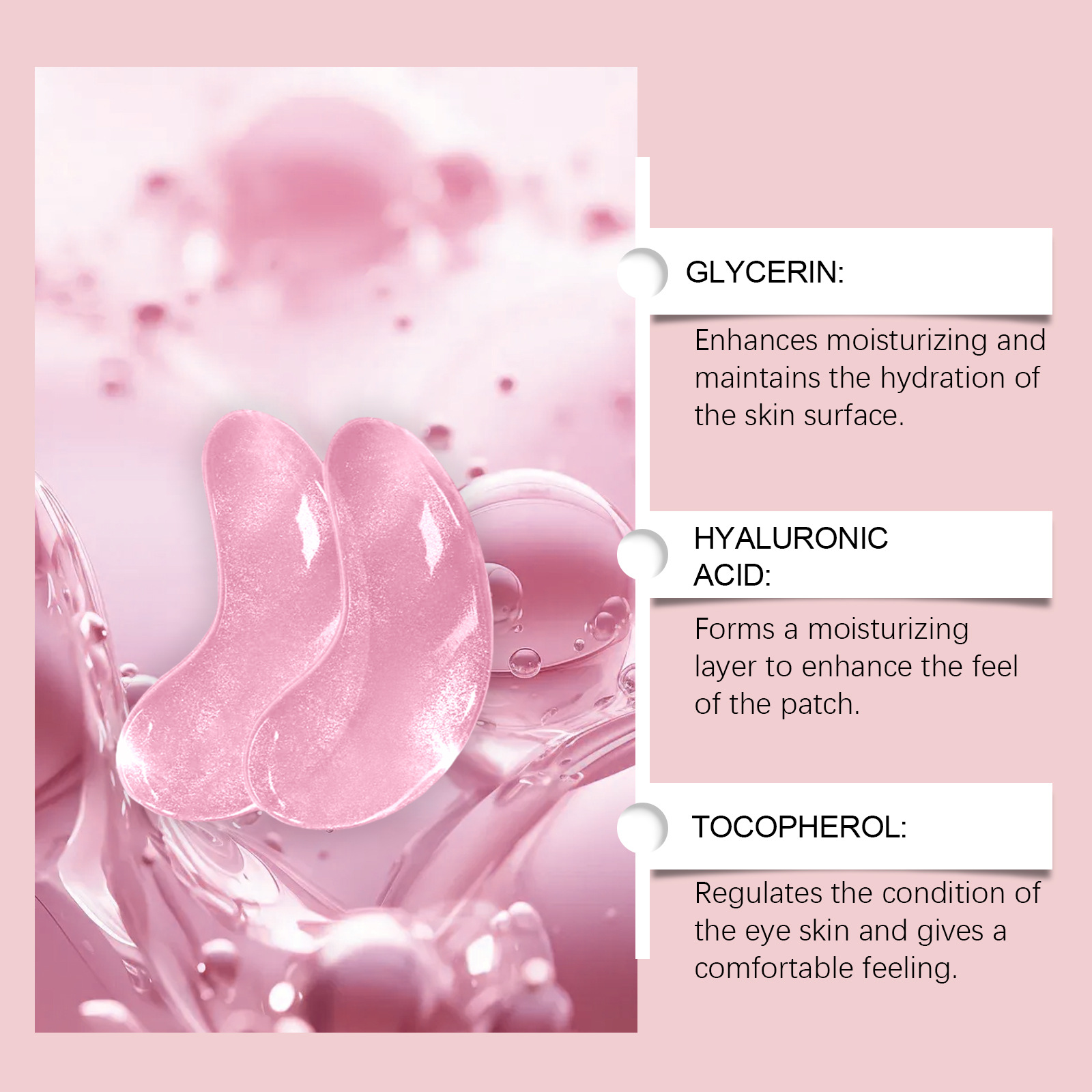 Collagen Water Soluble Eye Mas - огляд і ціна Collagen Under Eye Patches