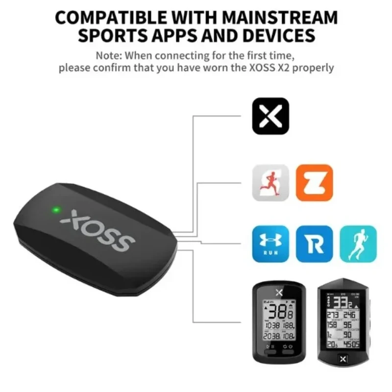 XOSS X2 Chest Strap Heart Sens - огляд і ціна Health Monitors