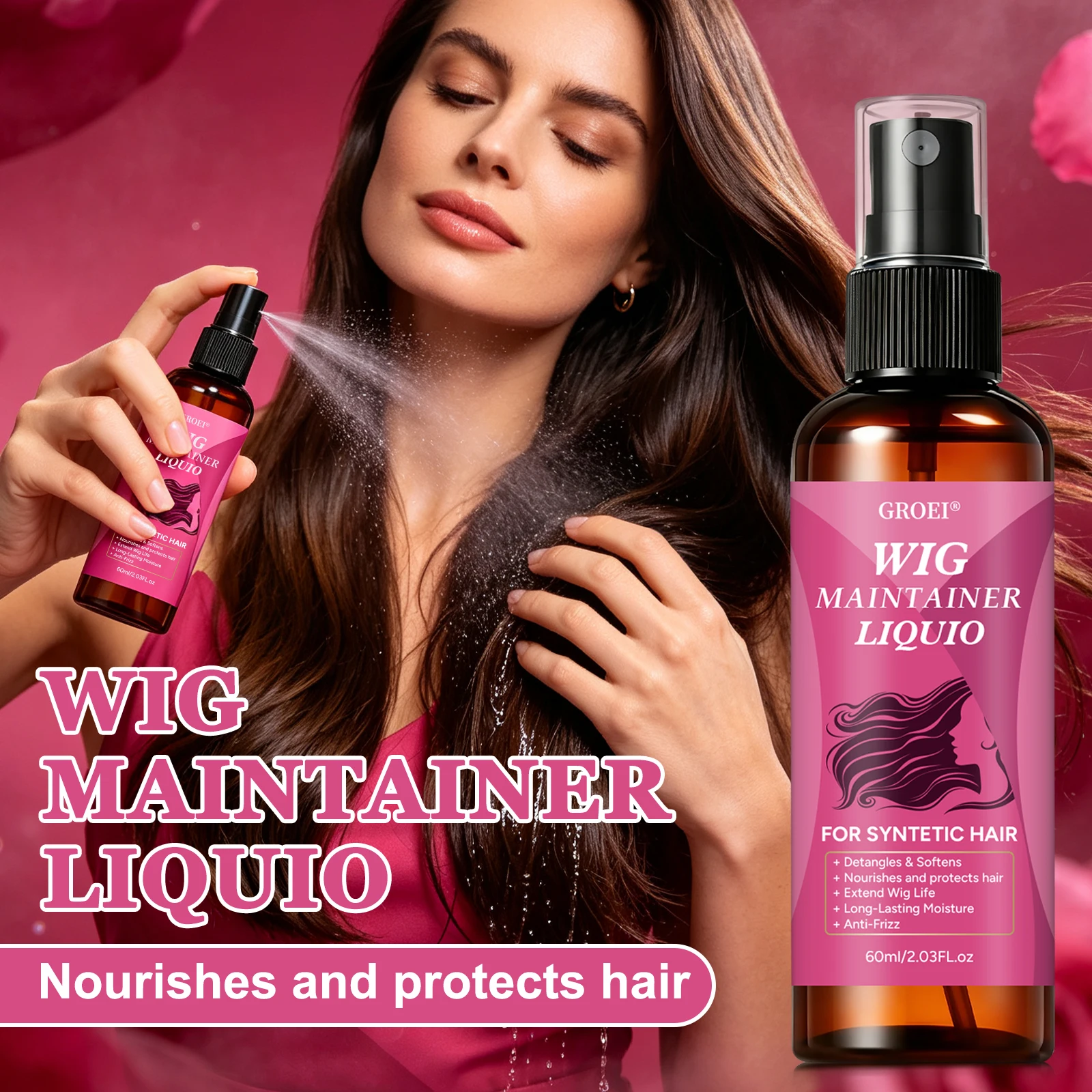 GROEI Anti‑Frizz Wig Maintaine - огляд і ціна Hair Care