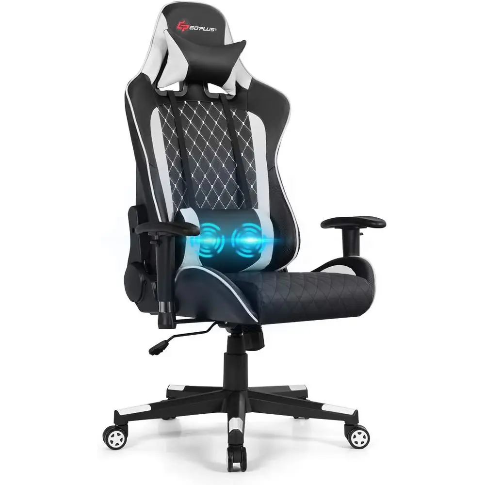 Ergonomic Adjustable Gaming Re - огляд і ціна Massage