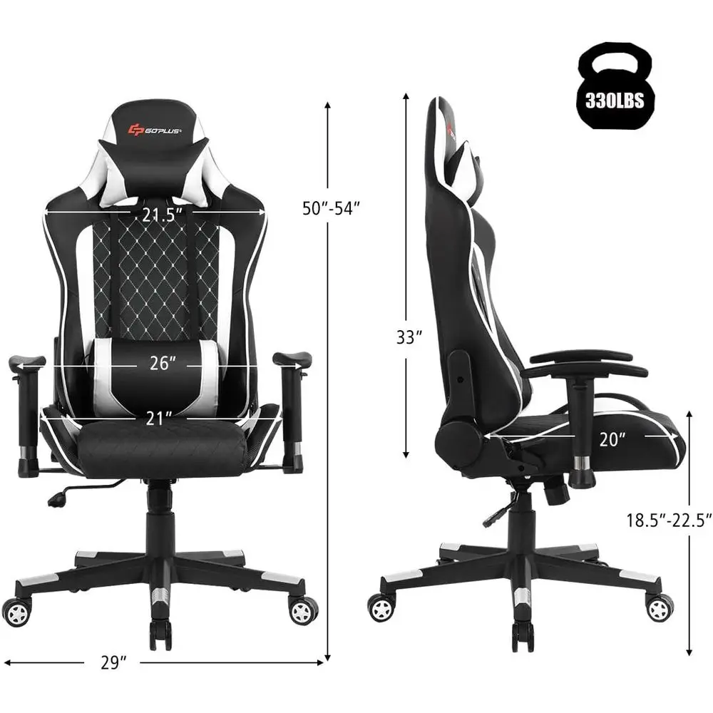 Ergonomic Adjustable Gaming Re - огляд і ціна Massage