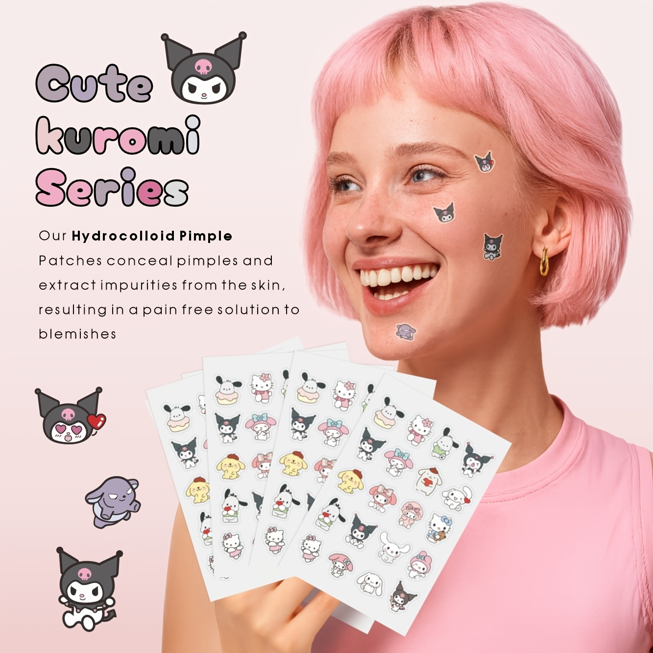 20/80PCS Sanrio Hello kitty Ca - огляд і ціна Hydrocolloid Pimple Patch
