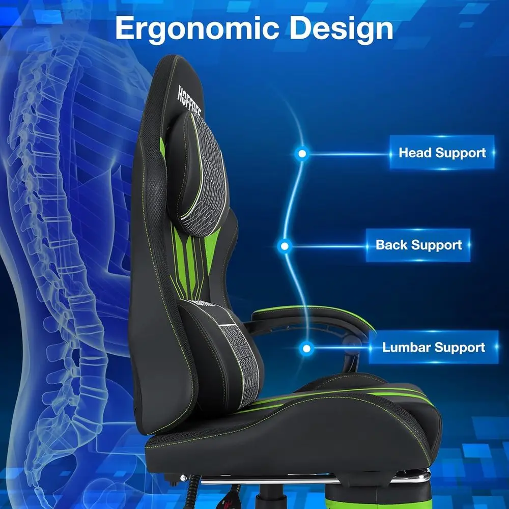 Ergonomic Massage Gaming Chair - огляд і ціна Massage