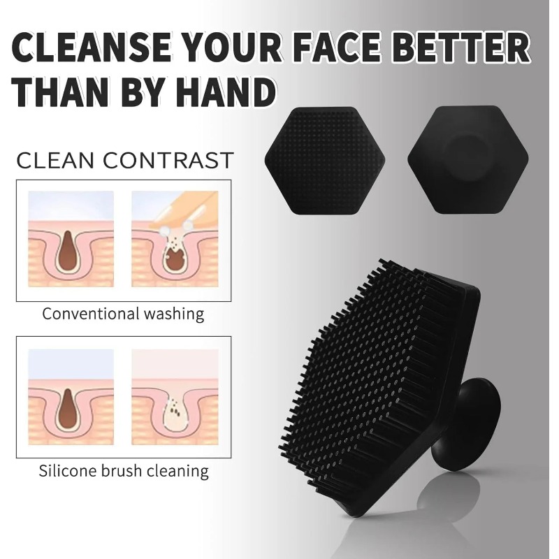 1 Silicone Facial Cleaning Bru - огляд і ціна Silicone Face Scrubber Electric