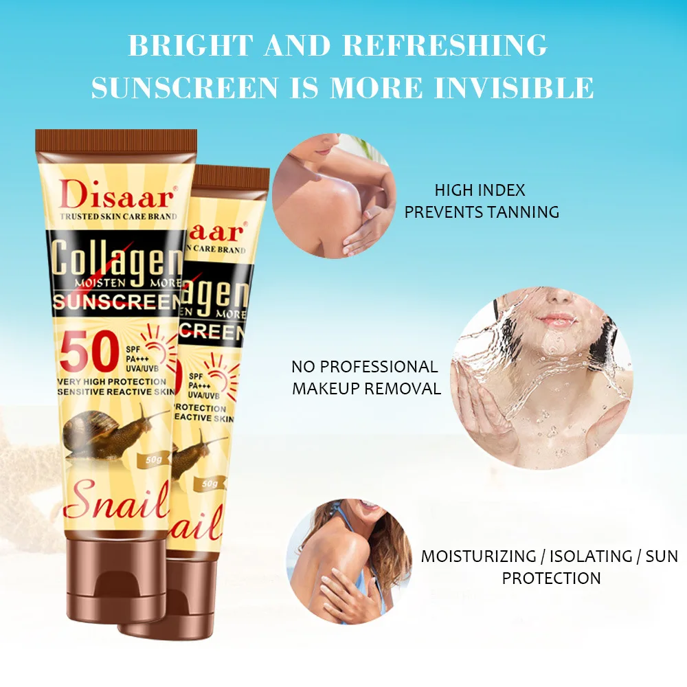 Disaar Bone Collagen Sunscreen - огляд і ціна Spf 50 Waterproof Sunscreen