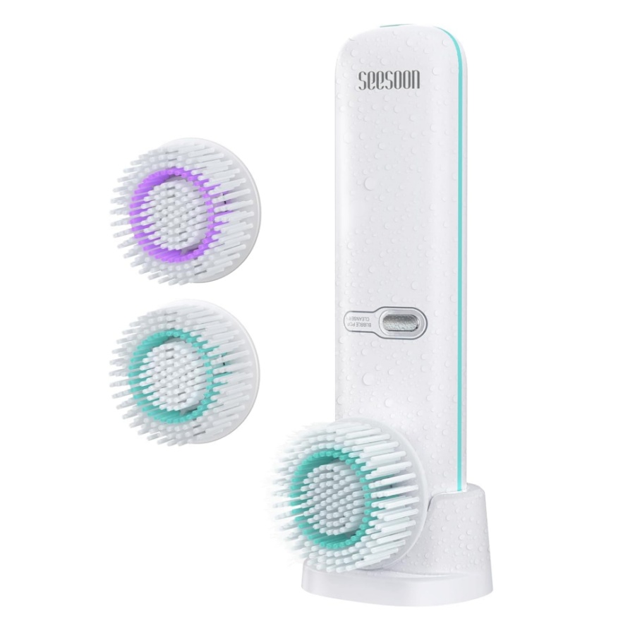 Facial Cleansing Brush,  Face  - огляд і ціна Silicone Face Scrubber Electric