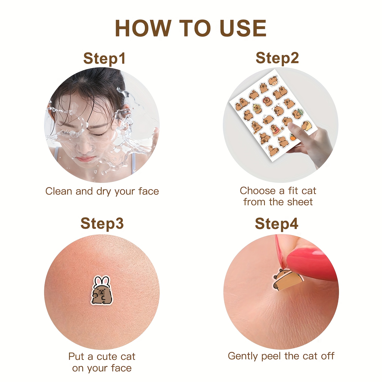 Capybara Shaped Pimple Patches - огляд і ціна Skincare