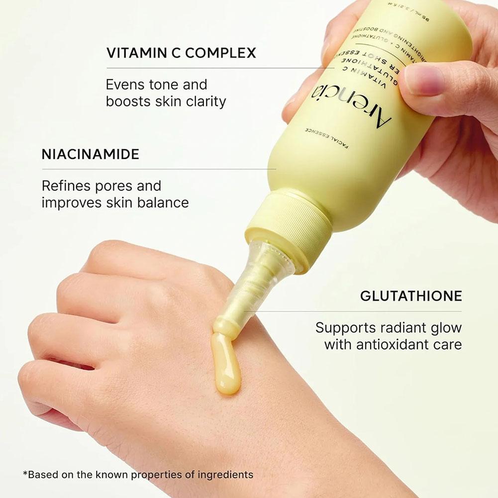 Arencia Glutathione Hydrating  - огляд і ціна Niacinamide Pore Shrinking Essence
