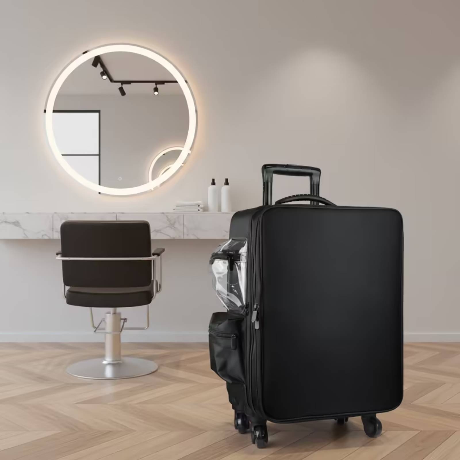 Makeup Case with Rotating Whee - огляд і ціна Makeup