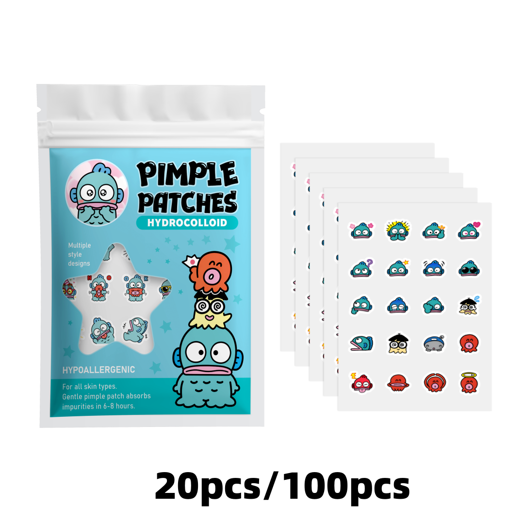 100/20PCS Cute Clownfish Hydro - огляд і ціна Hydrocolloid Pimple Patch