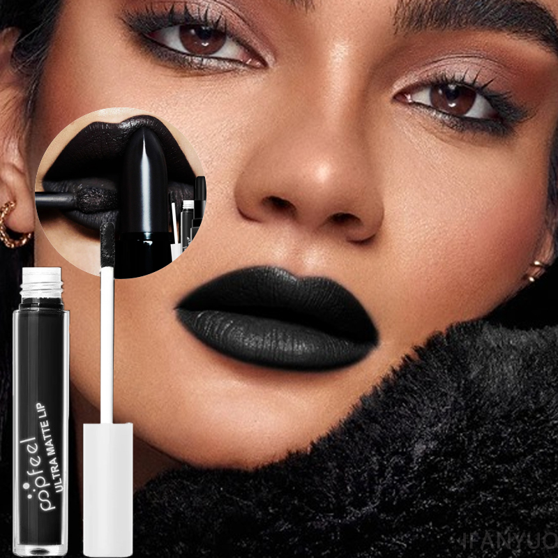 Punk Matte Black Liquid Lipsti - огляд і ціна Matte Velvet Lip Tint Long Lasting