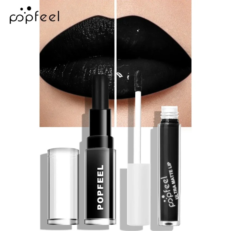 Punk Matte Black Liquid Lipsti - огляд і ціна Matte Velvet Lip Tint Long Lasting