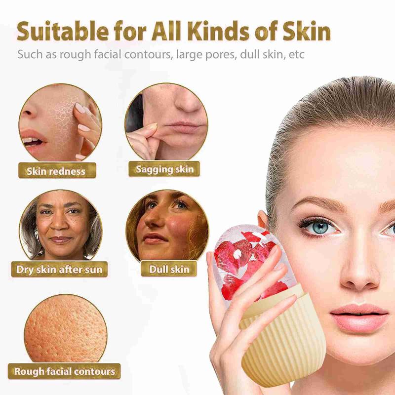New·Face Ice Roller Silicone B - огляд і ціна Face Ice Roller Puffiness