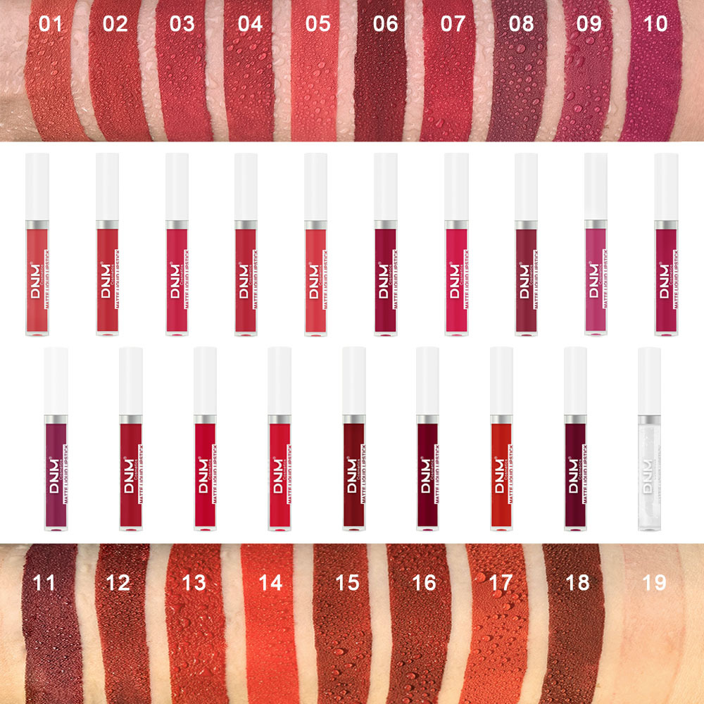 DNM 18 Colors Matte Velvet Lip - огляд і ціна Matte Velvet Lip Tint Long Lasting