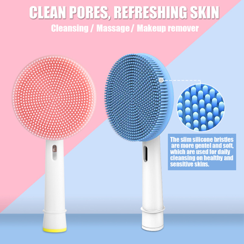 Facial Cleansing Brush Replace - огляд і ціна Silicone Face Scrubber Electric