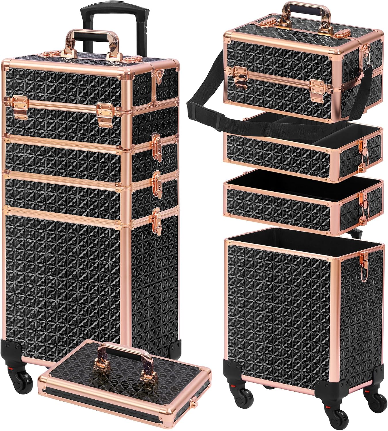 Rolling Makeup Case Makeup Tra - огляд і ціна Makeup