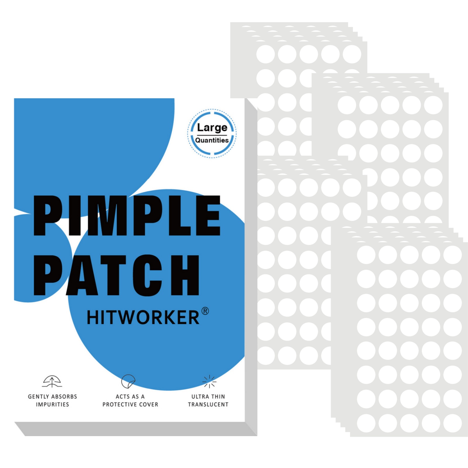 800Pcs Hydrocolloid Acne Pimpl - огляд і ціна Hydrocolloid Pimple Patch