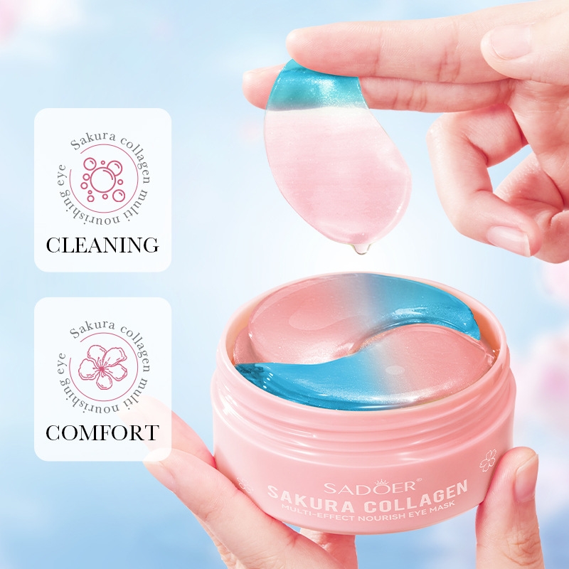 60Pcs Sakura Collagen Multi-Ef - огляд і ціна Collagen Under Eye Patches