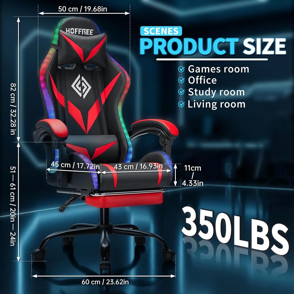 Ergonomic High-Back Gaming Cha - огляд і ціна Massage
