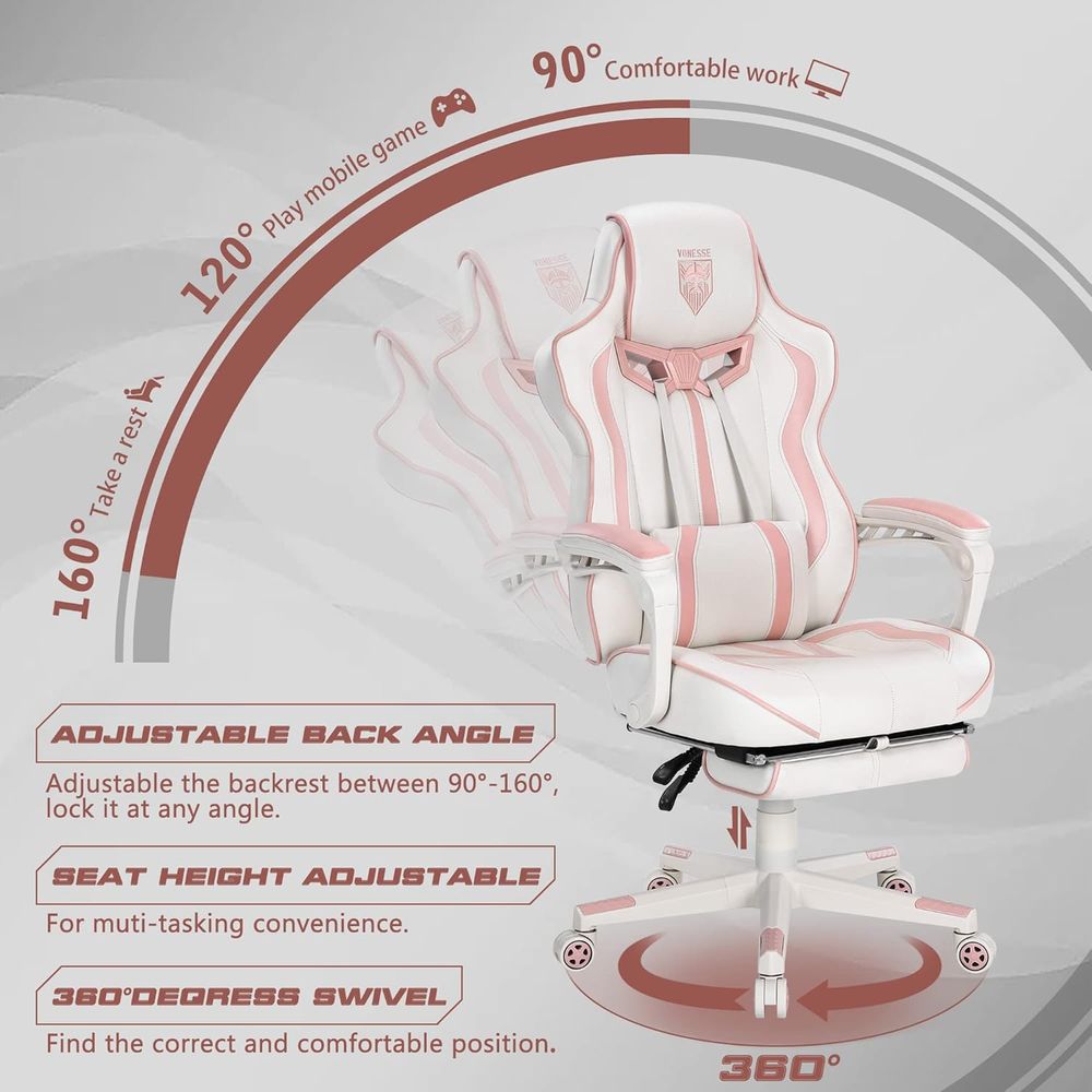 Ergonomic High-Back Gaming Cha - огляд і ціна Massage