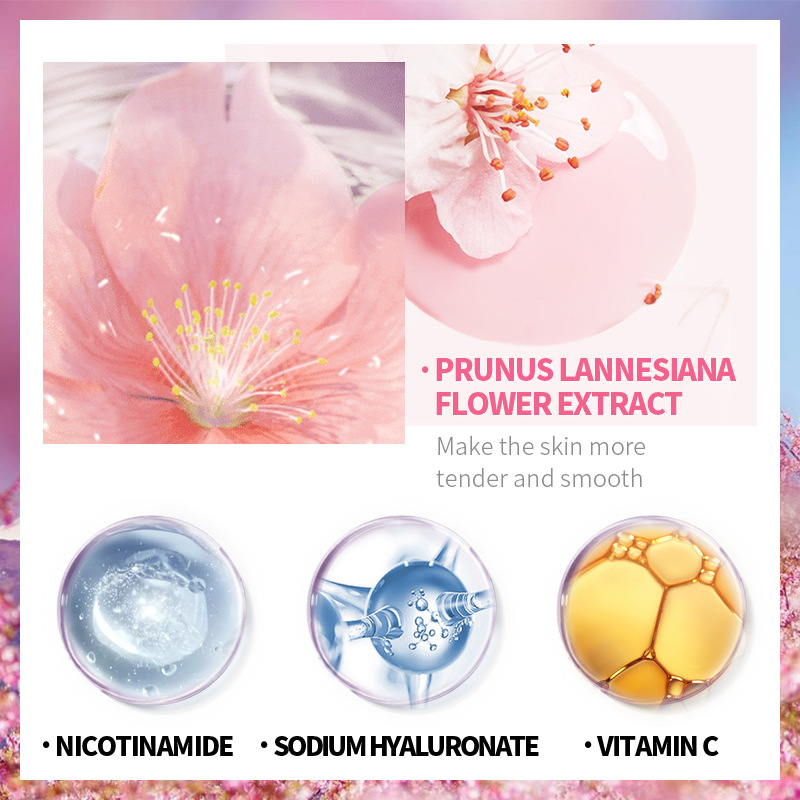 LAIKOU 8Pcs Sakura Facial Skin - огляд і ціна Hyaluronic Acid Facial Serum